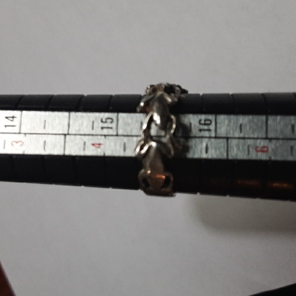 Silver Frog Ring - image 4